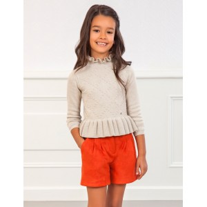 Pantalon scurt fete Abel and Lula 5708TI20POR