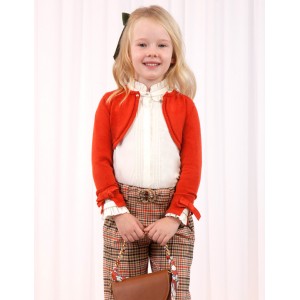 Bolero tricot fete Abel and Lula 5820TI20POR