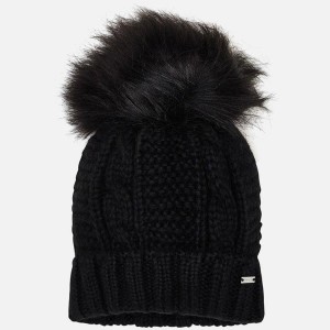 Caciula pompon fetita, Mayoral, 10706TI19NEG Caciula pompon fetita, Mayoral, 10706TI19NEG