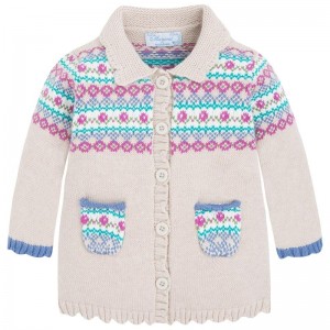 Cardigan cu model bebe fetite 2360TI16 