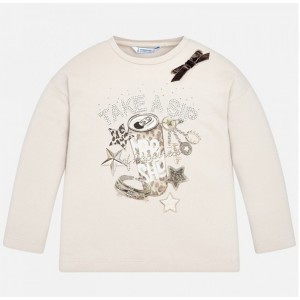 Bluza cu imprimeu fete Mayoral 4048TI18PIE