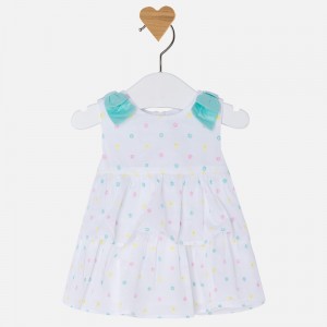 Rochie fetita cu broderie Mayoral 1850PV18TROP