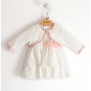 Rochita eleganta cu bolero pentru bebe fetite, Sarabanda, 3.4741PV22CR