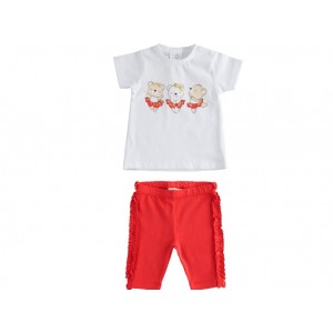 Compleu tricou si colanti pentru bebe fetite , Sarabanda, 3.4795PV22RO