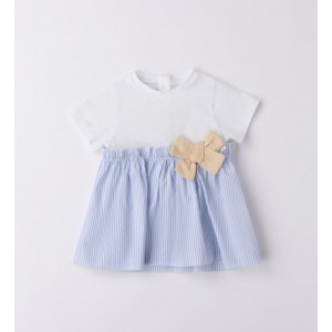 Rochie cu imprimeu pentru fete nou nascut, Minibanda, 3.6760PV23BL