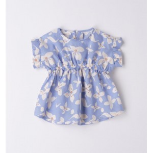 Rochita cu imprimeu floral pentru bebe fetita, Minibanda, 3.6762PV23BL