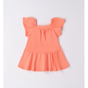 Rochita bumbac pentru bebe fetita, Minibanda, 3.6764PV23CO