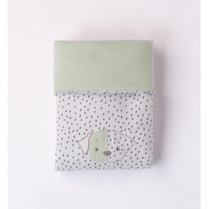 Patura cu imprimeu pentru baiat nou nascut, Minibanda, 3.7307TI23VE