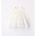 Rochie eleganta cu tull pentru bebe fetite, Minibanda, 3.7745TI23ALB