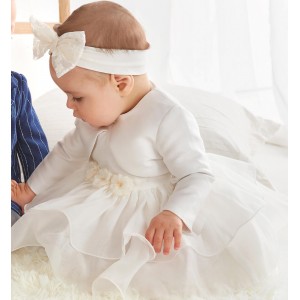 Rochie eleganta cu tull pentru bebe fetite, Minibanda, 3.7746TI23NA Rochie eleganta cu tull pentru bebe fetite, Minibanda, 3.7746TI23NA