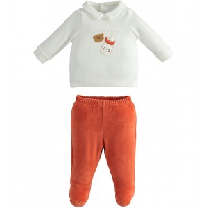 Compleu bluza si pantalon pentru bebelusi, Sarabanda, 3.5607TI22ORG