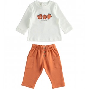 Compleu bluza si pantalon pentru bebe baiat, Sarabanda, 3.5690TI22CR