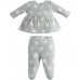 Compleu bluza si pantalon buline pentru fetita nou-nascuta, Sarabanda, 3.5743TI22GR