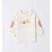 Bluza cu imprimeu pentru bebe baiat, Sarabanda, 3.7622TI23ALB