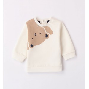 Bluza maneca lunga pentru bebe baiat, Minibanda, 3.7645TI23ALB Bluza maneca lunga pentru bebe baiat, Minibanda, 3.7645TI23ALB