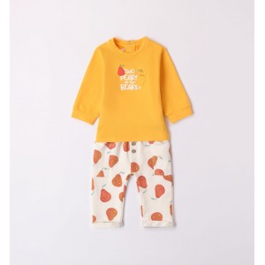 Compleu bluza si pantaloni pentru bebe baiat, Minibanda, 3.7681TI23GA