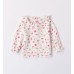 Camasa cu imprimeu floral pentru bebe fetita, Minibanda, 3.7705TI23ALB