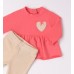 Compleu bluza și pantaloni raiat pentru fetite,Sarabanda, 3.7782TI23TZ