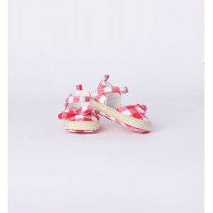 Espadrile in carouri bebe fetita, Minibanda, 3.8365PV24RO