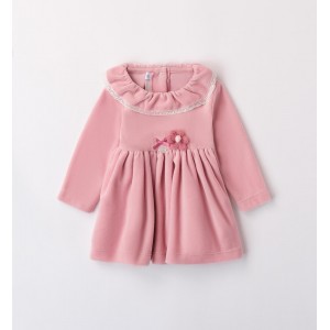 Rochie din raiat catifelat pentru fetite, Minibanda, 3.A752TI24RZ Rochie din raiat catifelat pentru fetite, Minibanda, 3.A752TI24RZ