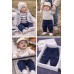 Pantaloni bebe băieți Minibanda din catifea elastică cu buzunare cargo și manșete rib, 3.F629TI25NA Pantaloni bebe băieți Minibanda din catifea elastică cu buzunare cargo și manșete rib, 3.F629TI25NA