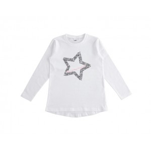 Bluza cu imprimeu pentru fete, I Do,4.4046TI23ALB