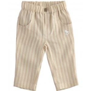Pantaloni eleganti din in pentru bebe baiat, I Do, 4.4091PV22BJ Pantaloni eleganti din in pentru bebe baiat, I Do, 4.4091PV22BJ