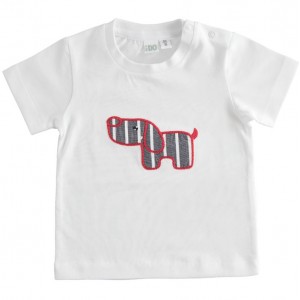 Tricou cu imprimeu pentru bebe baiat, I Do, 4.4105PV22ALB