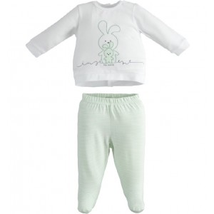 Compleu bluza si pantaloni pentru nou nascut, I Do, 4.4170PV22VE