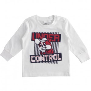 Bluza maneca lunga pentru baiat, I Do, 4.4211PV22ALB