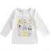 Bluza cu imprimeu pentru fetite, I Do, 4.4293PV22ALB