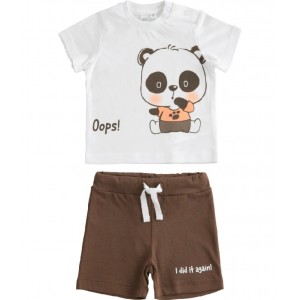 Compleu tricou si bermude pentru bebe baiat, I Do, 4.4622PV22MAR Compleu tricou si bermude pentru bebe baiat, I Do, 4.4622PV22MAR