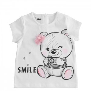 Tricou cu imprimeu pentru fetita, I Do, 4.4745PV22ALB