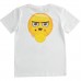 Tricou cu imprimeu Emoji pentru baiat, I Do,4.4818PV22ALB
