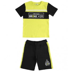 Set tricou si bermude pentru baiat, I Do, 4.4840PV22VE