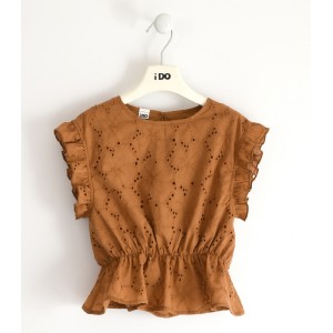 Tricou cu perforatii pentru fetite, I Do, 4.4852PV22MAR