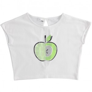 Tricou cu imprimeu pentru fete , I Do, 4.4862PV22ALB