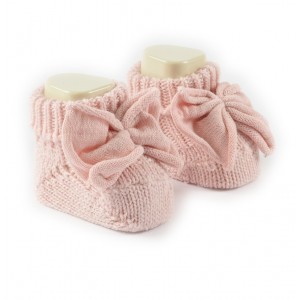 Pantofi din tricot pentru bebe fetita, I Do, 4.5015TI22RZ