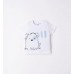 Tricou cu imprimeu pentru bebe baiat, I Do, 4.6088PV23ALB