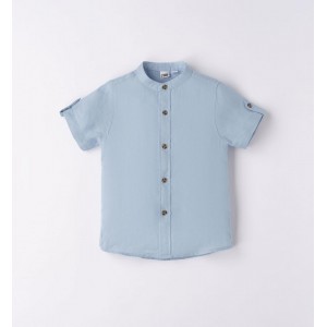 Camasa din in maneca scurta pentru baiat, I Do, 4.6204TI22BL Camasa din in maneca scurta pentru baiat, I Do, 4.6204TI22BL