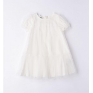 Rochie din tull pentru fete, I Do, 4.6302PV23ALB Rochie din tull pentru fete, I Do, 4.6302PV23ALB