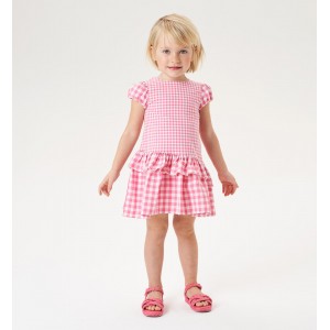 Rochie in carouri pentru fete, I Do, 4.6310PV23RZ Rochie in carouri pentru fete, I Do, 4.6310PV23RZ