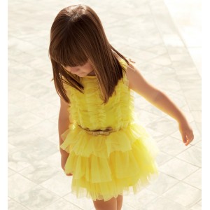 Rochie din tull pentru fete, I Do, 4.6311PV23GA Rochie din tull pentru fete, I Do, 4.6311PV23GA