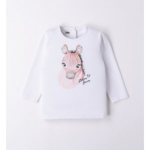 Bluza maneca lunga cu imprimeu pentru fete, I Do, 4.6326PV23ALB