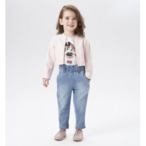 Pantaloni denim pentru fetite , I Do, 4.6342PV23
