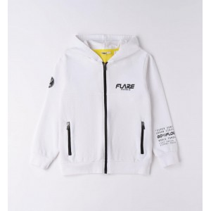 Hanorac cu gluga pentru baiat, IDo, 4.6402TI23ALB Hanorac cu gluga pentru baiat, IDo, 4.6402TI23ALB