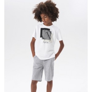 Bermude cu dungi pentru baieti , I Do, 4.6429PV23GR