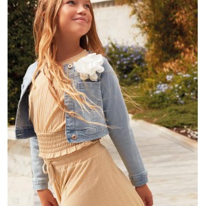 Geaca denim pentru fete , I Do, 4.6563PV23BL