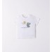 Tricou cu imprimeu pentru bebe baiat, I Do, 4.6600PV23ALB