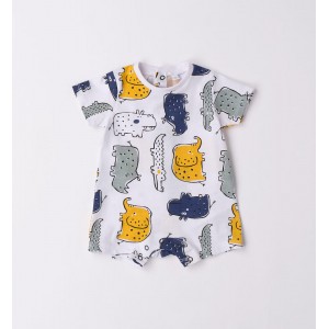 Salopeta scurta pentru bebe baiat, I Do, 4.6621PV23GA